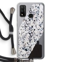 Gespikkelde marmer: Huawei P Smart (2020) Transparant Hoesje met koord