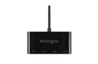 Kensington K33616WW USB-C (USB 3.2 Gen 2) multiport hub 4 poorten Zwart - thumbnail