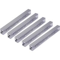 Sygonix SY-6801160 Kabelgoot (l x b x h) 2000 x 25 x 40 mm 5 stuk(s) Grijs