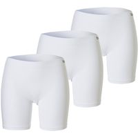 Apollo Apollo Seamless Dames Short Bamboe Wit 3-Pack - thumbnail