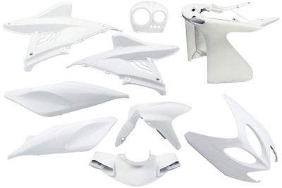 Edge plaatset aerox tot bj. 2014 9 delig wit glans