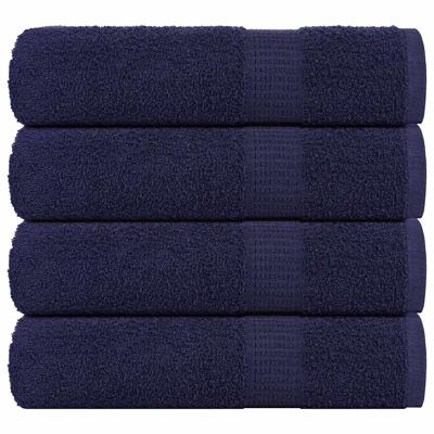 VidaXL Douchehanddoeken 4 st 70x140cm 360 g/m² 100% katoen marineblauw