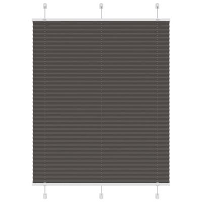Pliss rolgordijn 105x100cm stofbreedte 104,4cm polyester zwart