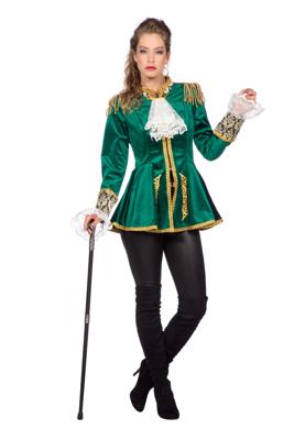Markiezin luxe jas groen