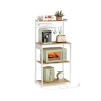 Keukenrek met stopcontact en verstelbare planken, bruine suiker + witte basterdsuiker