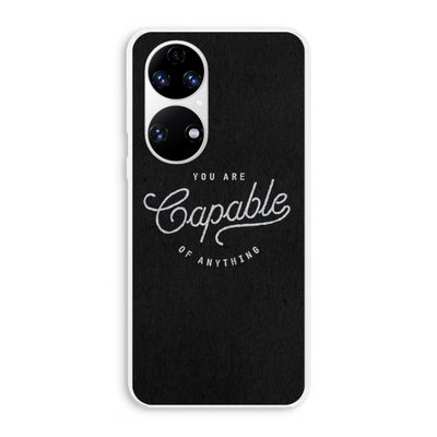 Capable: Huawei P50 Transparant Hoesje