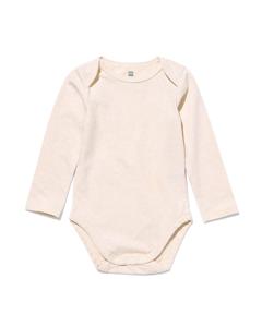 HEMA Baby Romper Met Stretch Beige (beige)