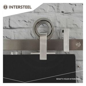 Schuifdeursysteem Modern Top roestvast staal