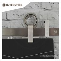 Schuifdeursysteem Modern Top roestvast staal