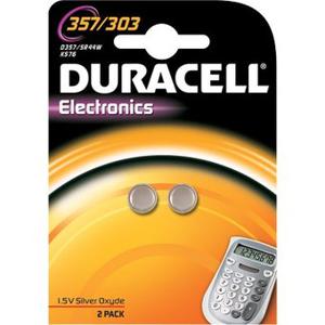 Duracell Knoopcel 357 1.5 V 2 stuk(s) 170 mAh Zilveroxide 357/303