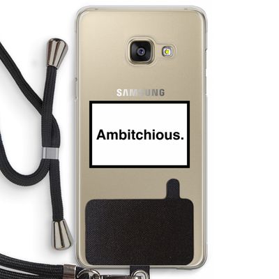 Ambitchious: Samsung Galaxy A3 (2016) Transparant Hoesje met koord
