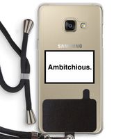 Ambitchious: Samsung Galaxy A3 (2016) Transparant Hoesje met koord