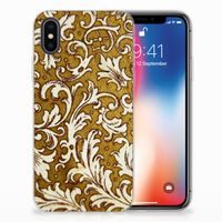 Siliconen Hoesje Apple iPhone X | Xs Barok Goud