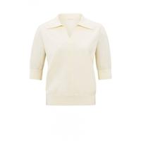 YAYA - Wit | unisex | Trui | Wit | M | regular | Kamst mode