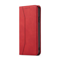 Xiaomi Redmi Note 9T 5G hoesje - Bookcase - Pasjeshouder - Portemonnee - Kunstleer - Rood - thumbnail