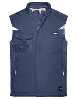 James & Nicholson JN825 Craftsmen Softshell Vest -STRONG- - Navy/Navy - XXL