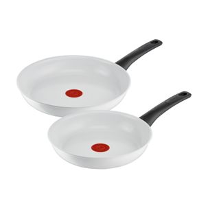 Tefal Ceramic Control koekenpannenset 24/28 cm