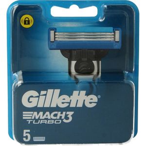 Gillette Mach3 turbo (5 st)