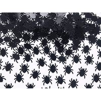 Halloween spinnen confetti zwart 15 gram   -