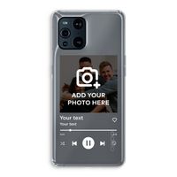 Music Player: Oppo Find X3 Pro Transparant Hoesje
