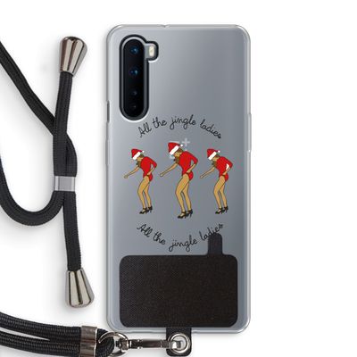 Jingle Ladies: OnePlus Nord Transparant Hoesje met koord