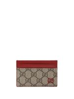 Gucci porte-cartes en toile GG Supreme - Tons neutres