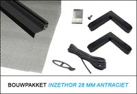 Bouwpakket Antraciet 28 mm Inzethor