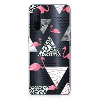 OnePlus Nord CE 5G TPU Hoesje Flamingo Triangle - thumbnail