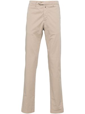 Kiton pantalon en coton à coupe slim - Tons neutres