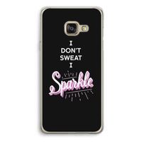 Sparkle quote: Samsung Galaxy A3 (2016) Transparant Hoesje