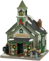 Lemax balsam glen church verlichte kerk Caddington Village 2022 Lemax balsam glen church verlichte kerk Caddington Village 2022