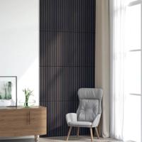Akoestische wandpanelen 8 st latten 60,5x60 cm eikenfineer Akoestische wandpanelen 8 st latten 60,5x60 cm eikenfineer