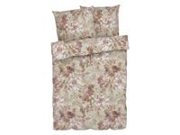 LIVARNO home Dekbedovertrek 240 x 220 cm (Bloemen/bruin)
