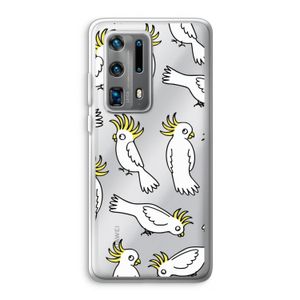 Papegaai: Huawei P40 Pro Plus Transparant Hoesje