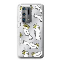 Papegaai: Huawei P40 Pro Plus Transparant Hoesje
