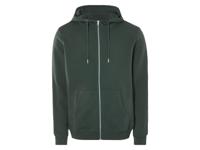 LIVERGY Heren sweatvest (Groen, XL)
