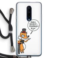 Geen Gezeik: OnePlus 7 Pro Transparant Hoesje met koord