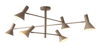 its about RoMi Plafondlamp 'Izmir' 6-lamps, kleur Zand