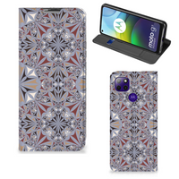 Motorola Moto G9 Power Standcase Flower Tiles - thumbnail