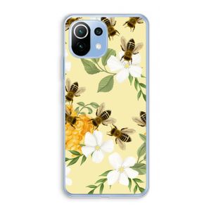 No flowers without bees: Xiaomi Mi 11 Lite Transparant Hoesje