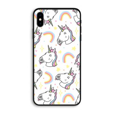 Rainbow Unicorn: iPhone XS Max Biologisch afbreekbaar hoesje