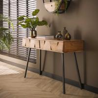 LifestyleFurn Sidetable Eryka Acaciahout, 125cm - Massief acacia naturel - thumbnail