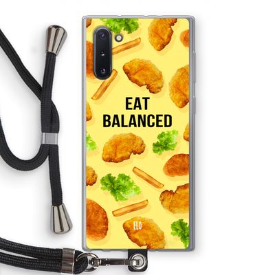 Eat Balanced: Samsung Galaxy Note 10 Transparant Hoesje met koord