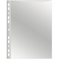 Q-CONNECT geperforeerde showtas 11-gaatsperforatie, gekorreld, 50 micron, pak van 100 stuks