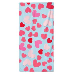 Valentijn handdoek Hartjes - Pillow Buddies