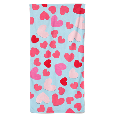 Valentijn handdoek Hartjes - Pillow Buddies