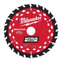 Milwaukee Cirkelzaagblad voor hout met spijkers | NITRUS | Ø 190mm Asgat 30mm 24T - 4932499376
