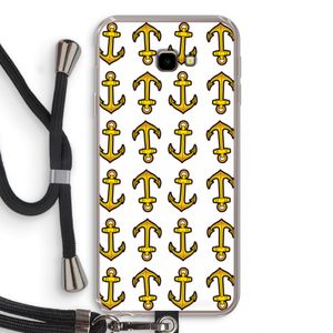 Musketon Anchor: Samsung Galaxy J4 Plus Transparant Hoesje met koord