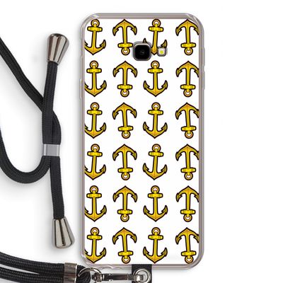 Musketon Anchor: Samsung Galaxy J4 Plus Transparant Hoesje met koord
