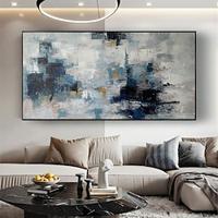 handgemaakte olieverf canvas kunst aan de muur decoratie moderne abstracte textuur voor woonkamer home decor gerold frameloos ongerekt schilderij Lightinthebox